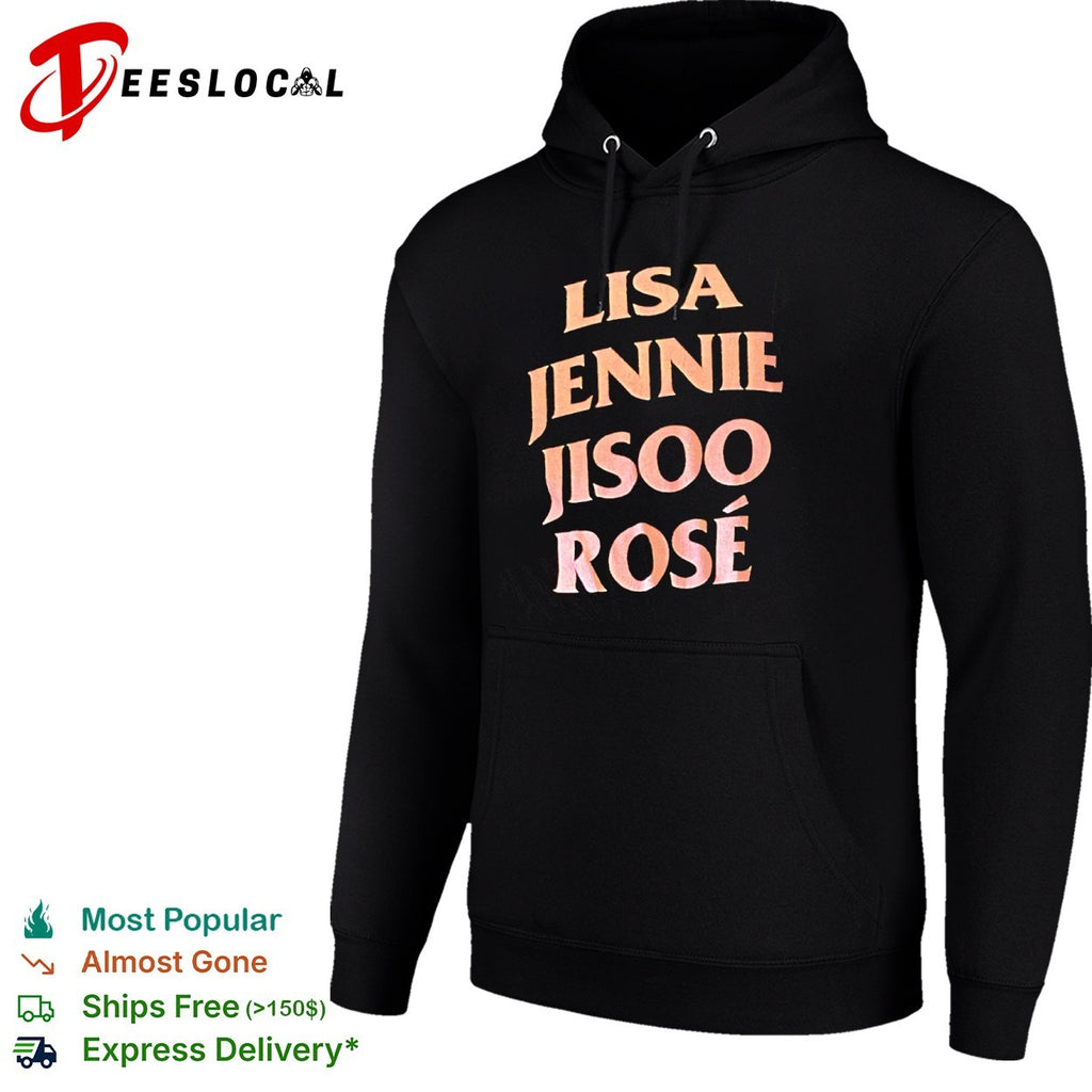 Blackpink Lisa Jennie Jisoo Rose Shirt