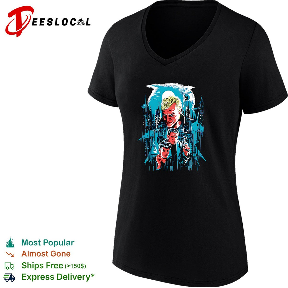 Blade Runner Roy Batty Rick Deckard Rachael Tyrell Owl Cyberpunk Sci Fi Art shirt