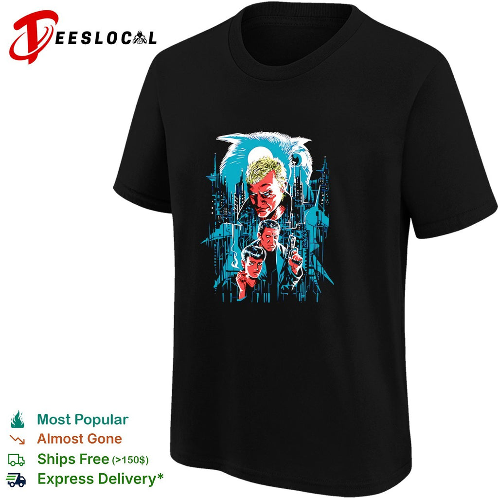 Blade Runner Roy Batty Rick Deckard Rachael Tyrell Owl Cyberpunk Sci Fi Art shirt