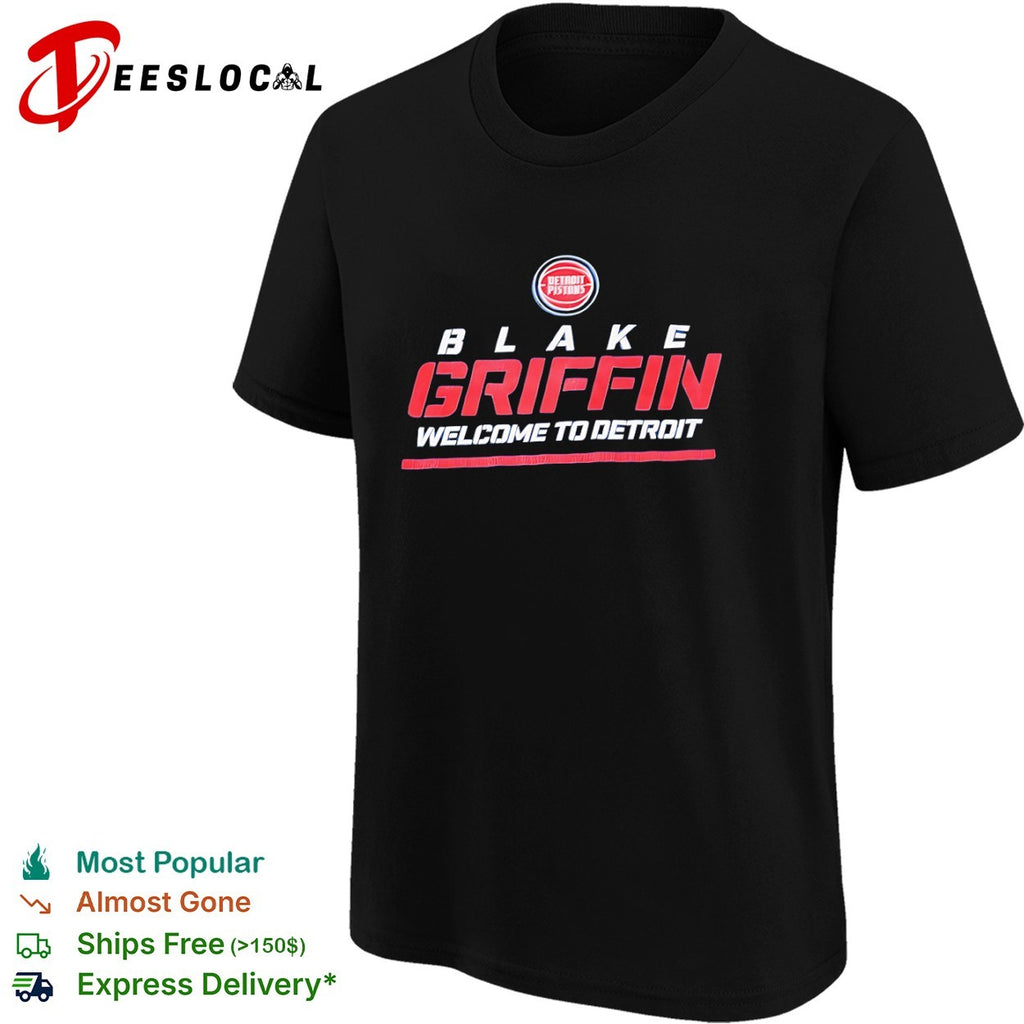 Blake Griffin Detroit Pistons NBA Welcome to Detroit Team Basketball shirt