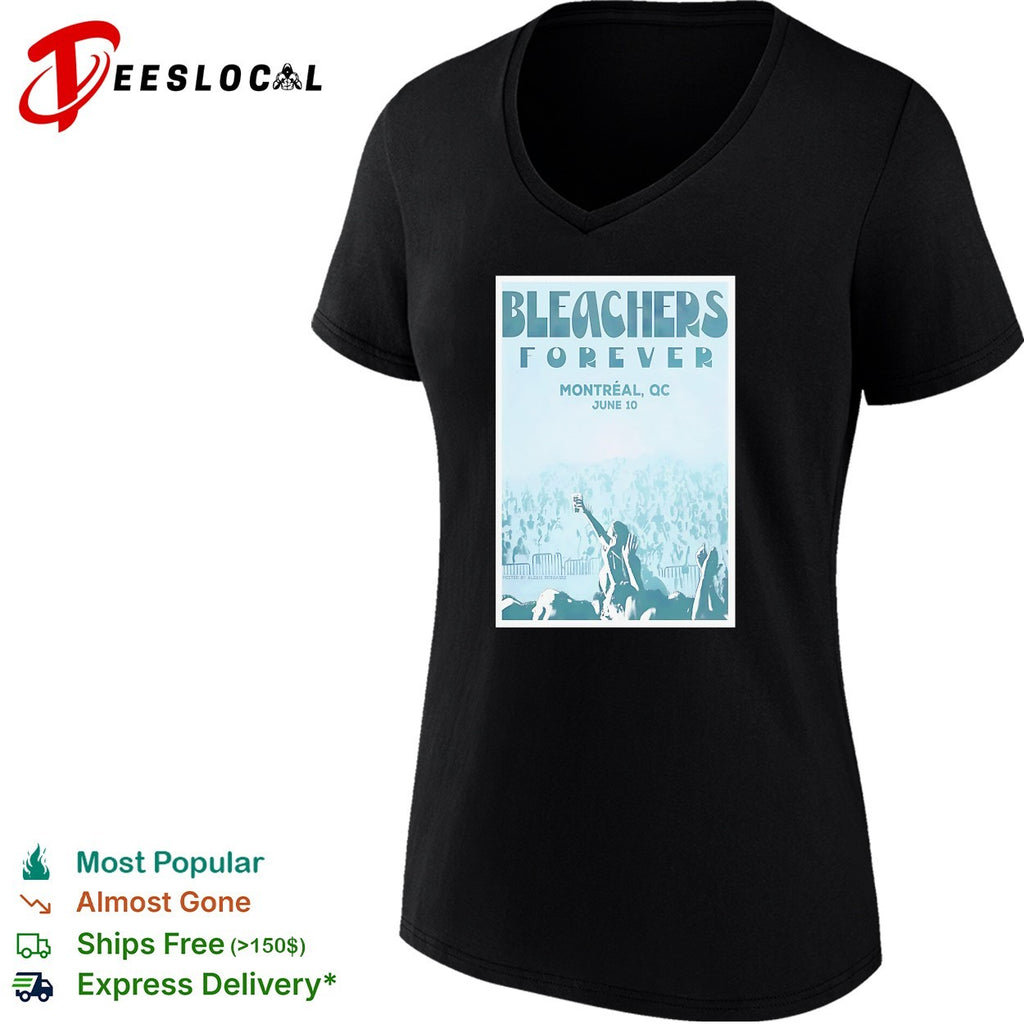 Bleachers Forever Montreal QC June concert poster art shirt