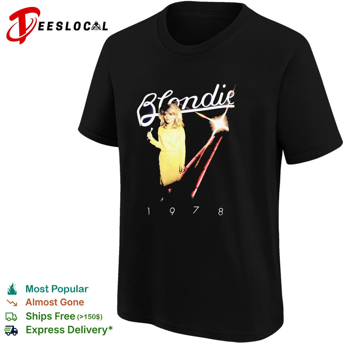 Blondie Debbie Harry 1978 Music Band shirt