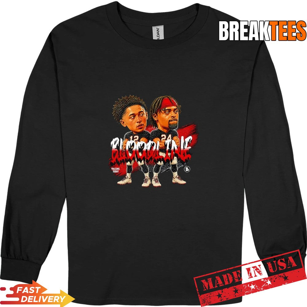 Bloodline 12 and 24 Falcons Today Football T-Shirt
