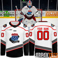 Bloomington Bison Honoring The Centennial of Route 66 Custom Hockey Jersey