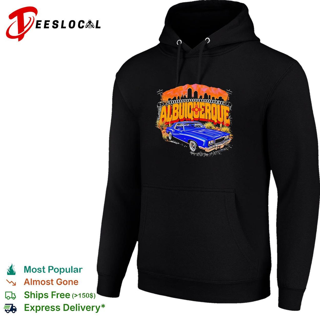 Blue Chevrolet Monte Carlo Lowrider albuiquerque vintage shirt