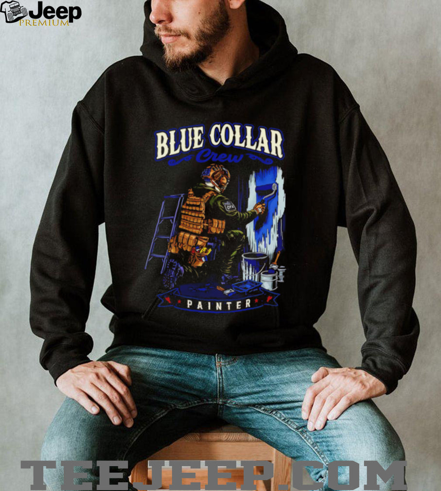 Blue Collar Crew Painter Tactical Workwear Graphic T Shirt