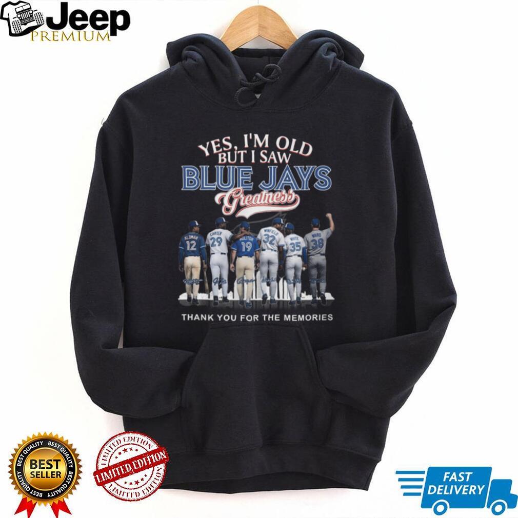 Blue Jays Greatness Memories Alomar Carter Molitor Legends T Shirt