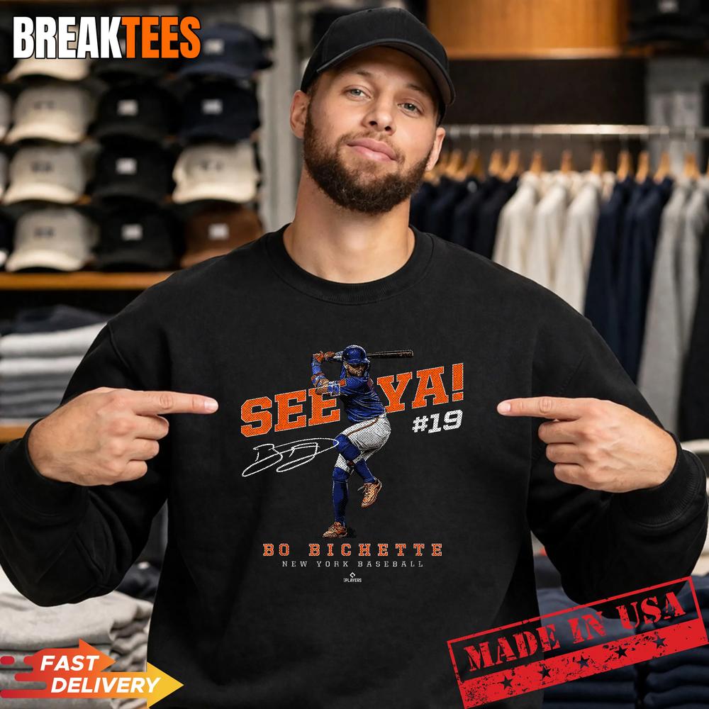 Bo Bichette New York Baseball MLBPA See Ya Shirt
