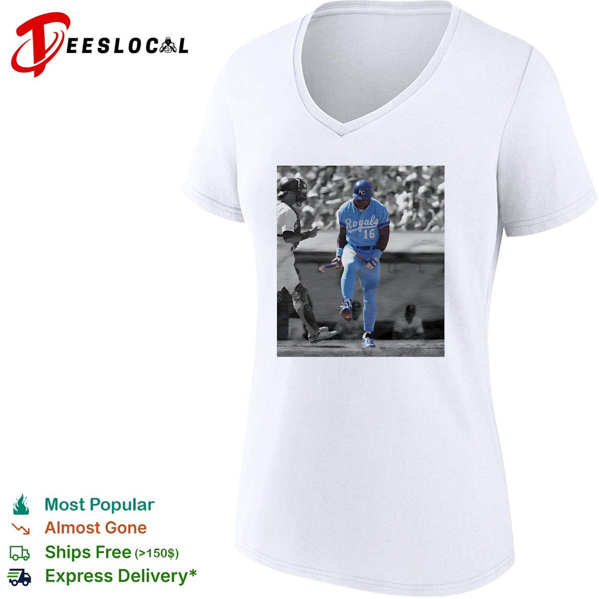Bo Jackson Kansas City Royals pay homage broken bat 16 shirt
