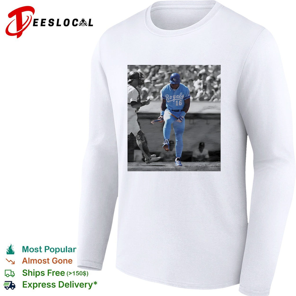 Bo Jackson Kansas City Royals pay homage broken bat 16 shirt
