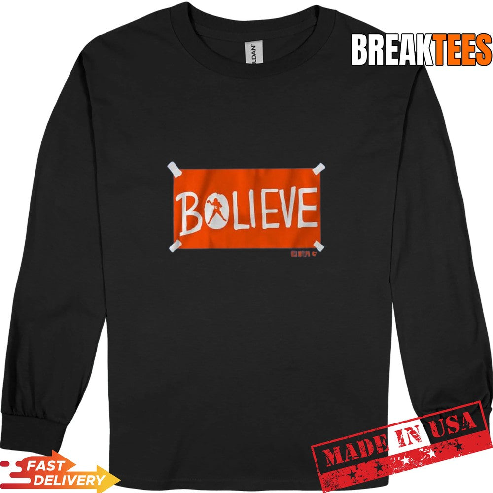 Bo Nix Bolieve Football Graphic Shirt