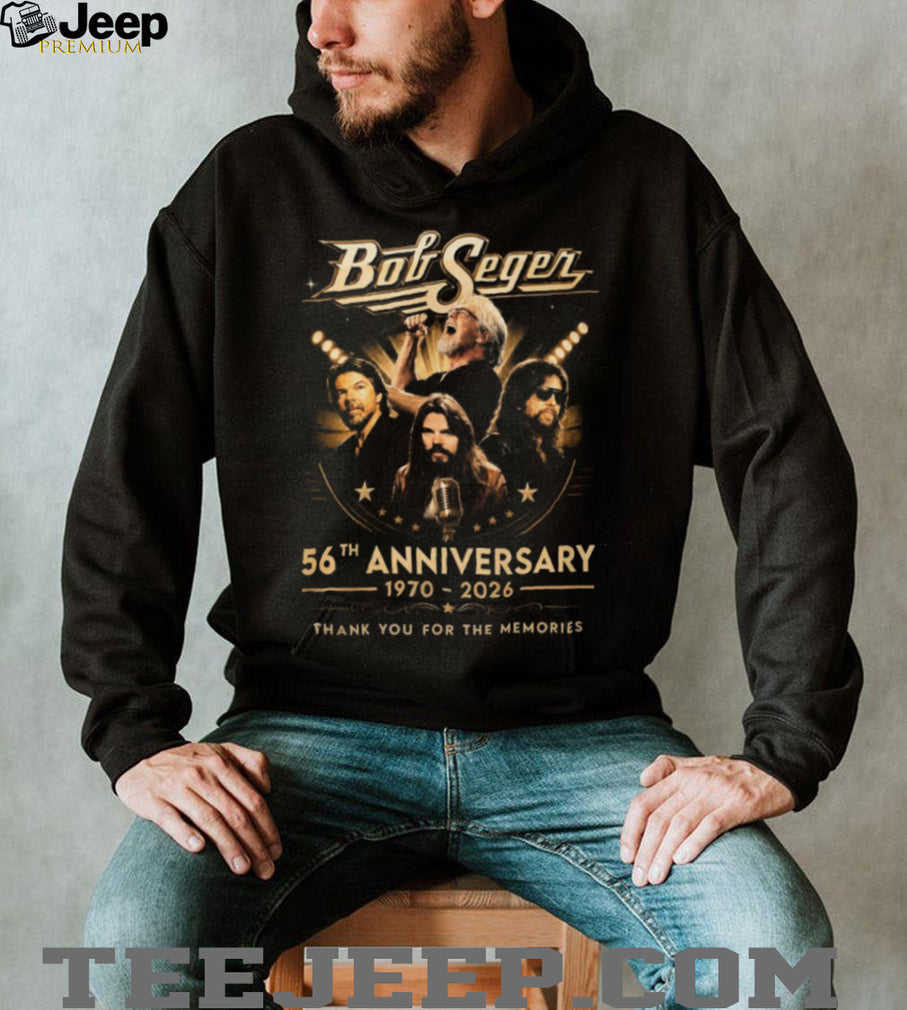 Bob Seger 56th Anniversary 1970 2026 Career Tribute Graphic T Shirt