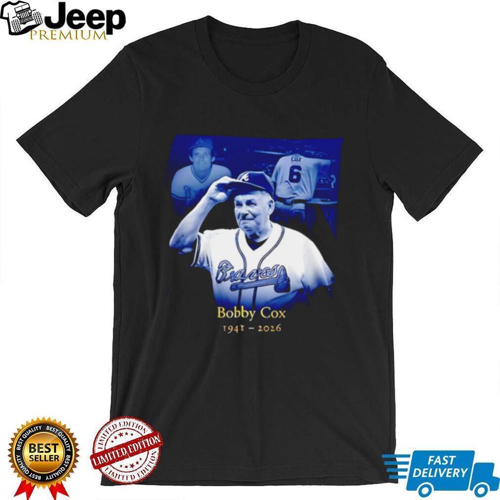 Bobby Cox Atlanta Baseball Legend 1941 2026 Memorial Tribute T Shirt