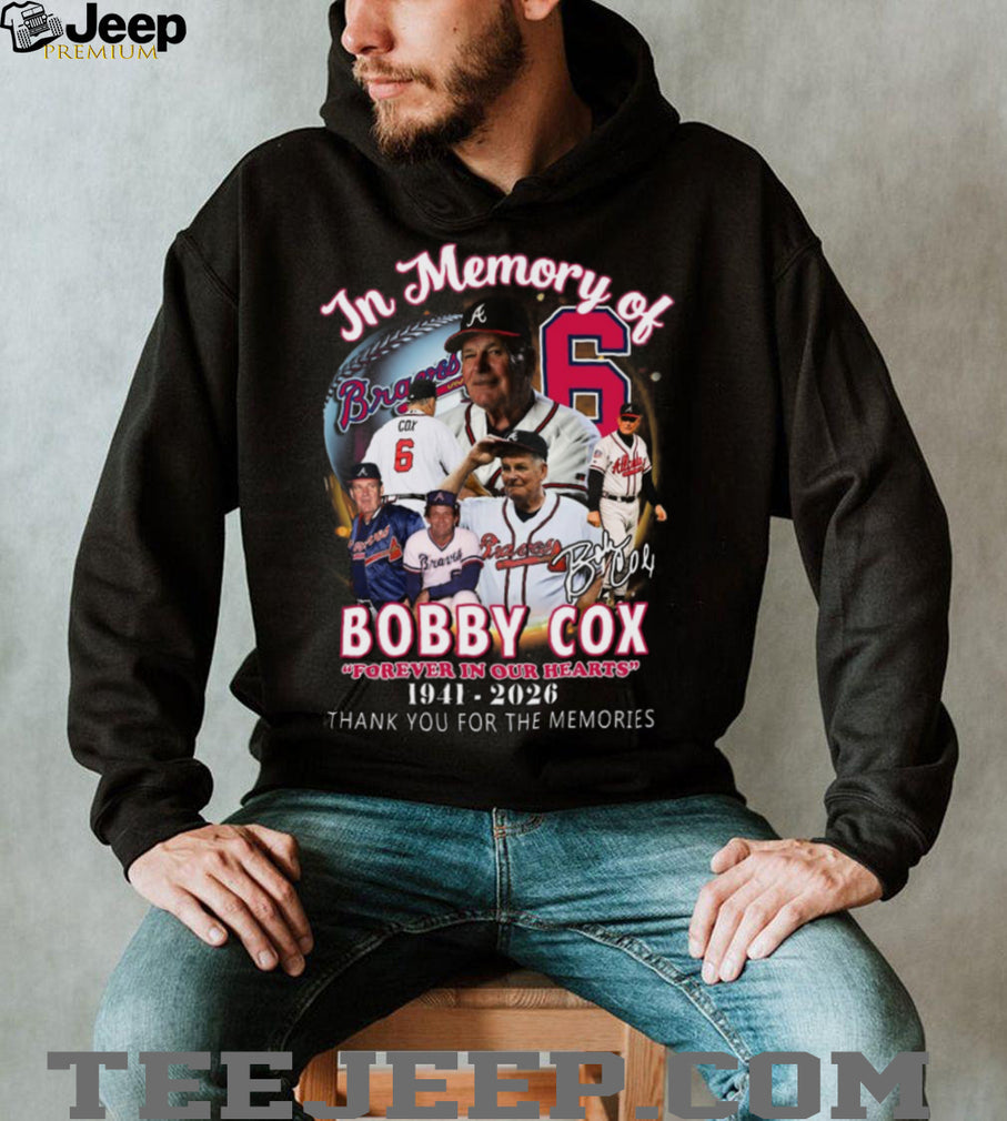 Bobby Cox In Memory Of 1941 2026 Atlanta Baseball Legend Tribute T Shirt