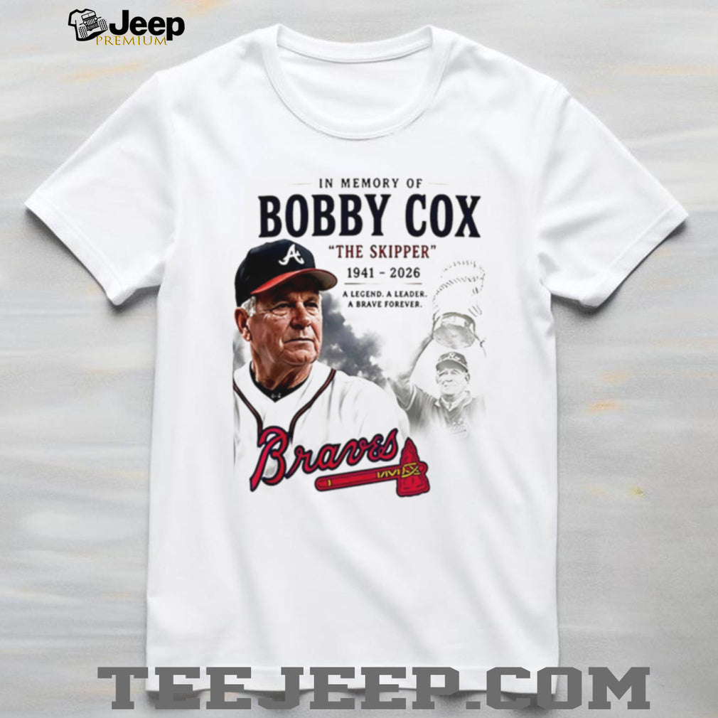 Bobby Cox The Skipper Memorial T Shirt Atlanta Braves Legend Tribute