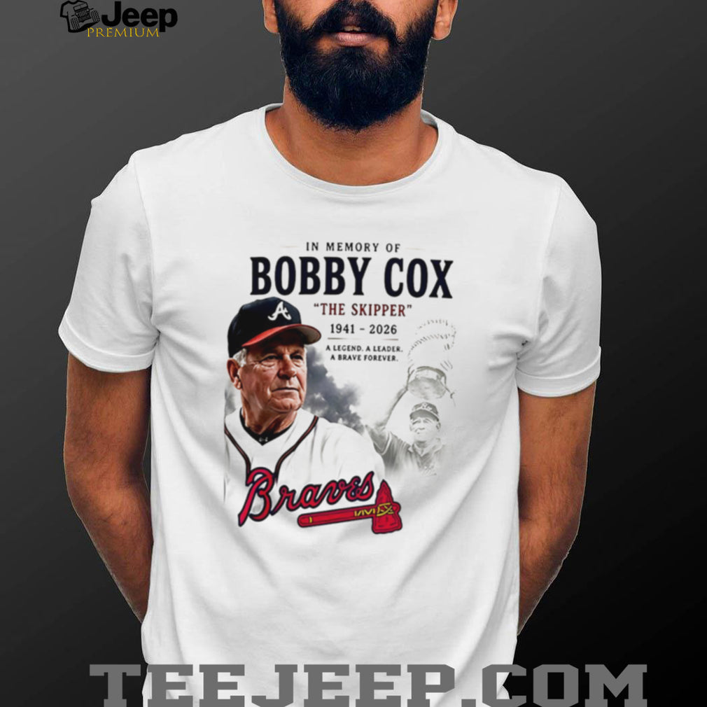 Bobby Cox The Skipper Memorial T Shirt Atlanta Braves Legend Tribute