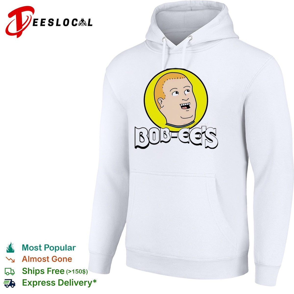 Bobby Hill King of the Hill Bob-ees style Buc-ees shirt