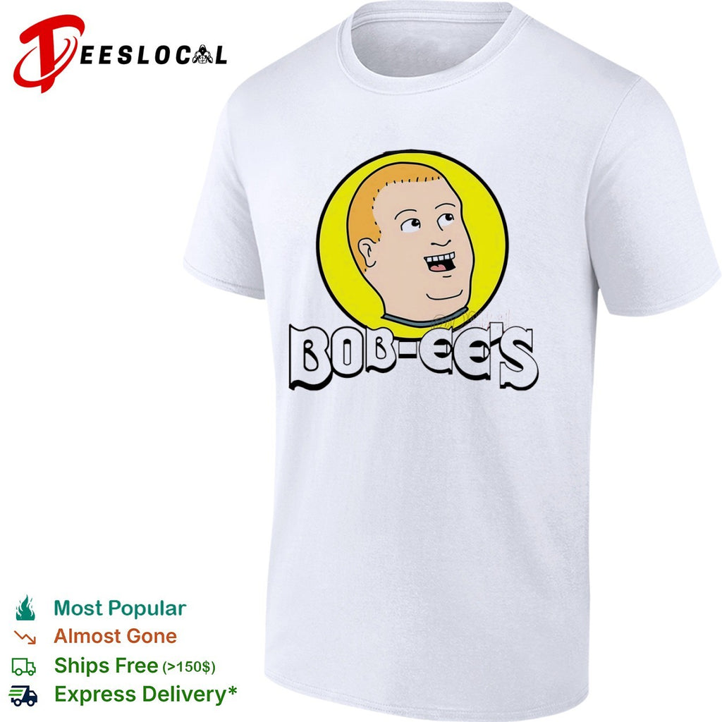 Bobby Hill King of the Hill Bob-ees style Buc-ees shirt