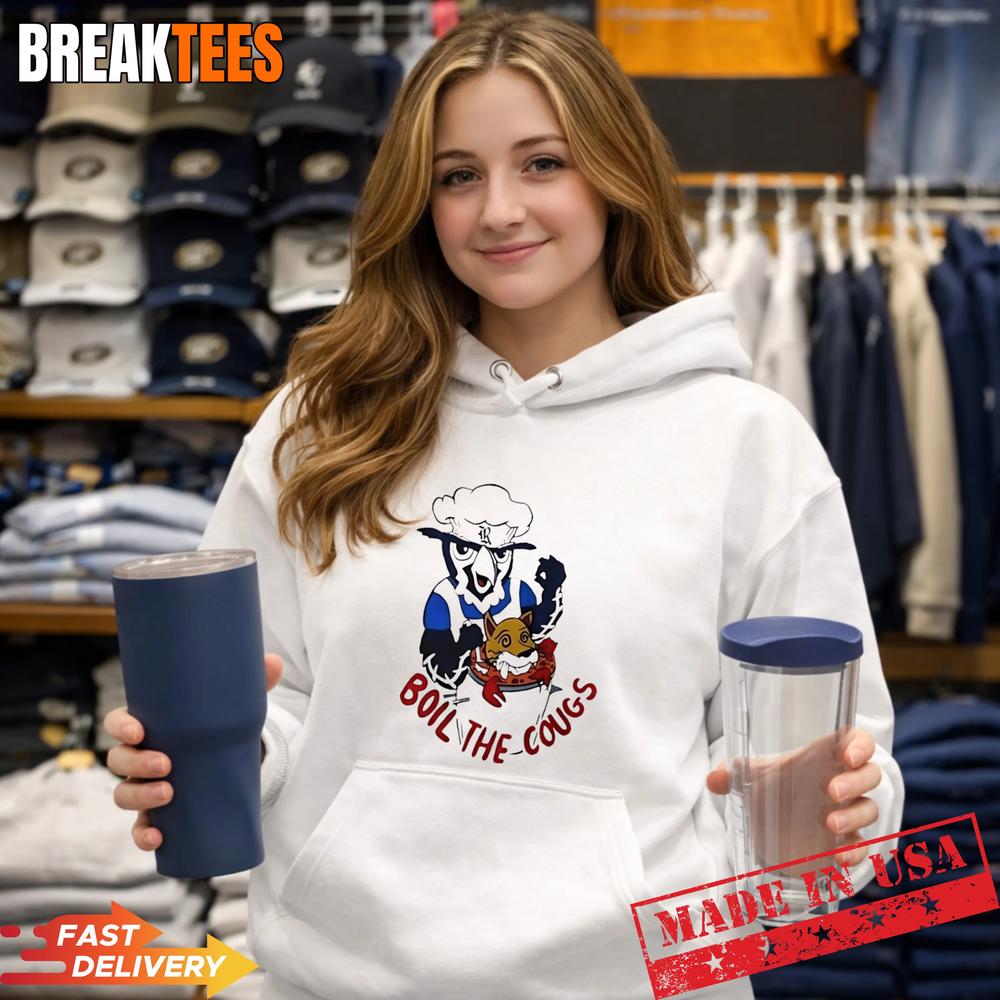 Boil The Cougs Rice Baseball T-Shirt