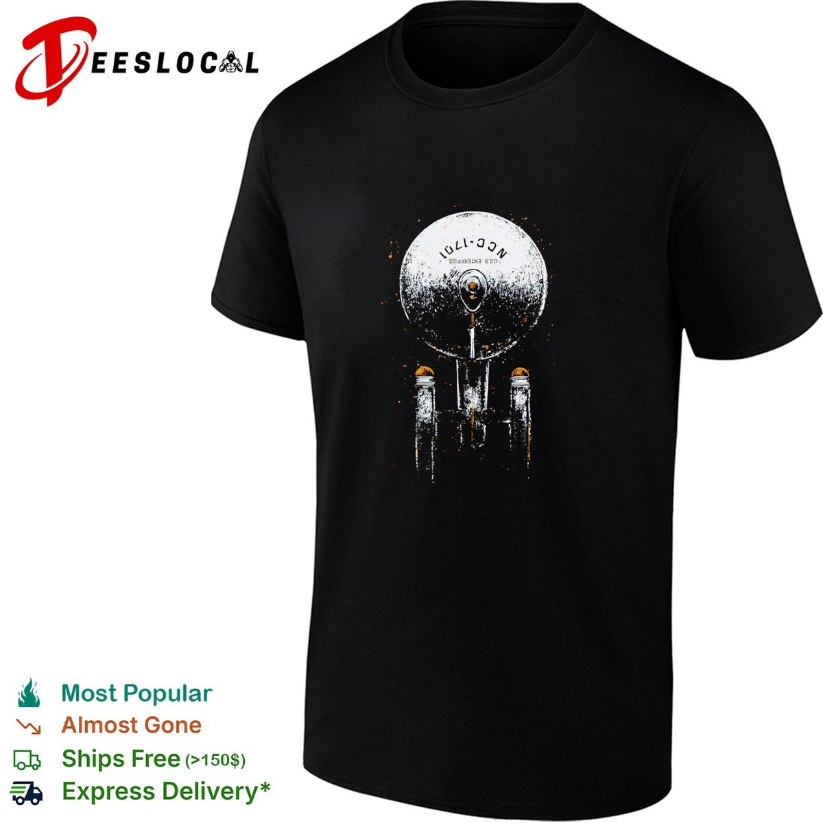 Boldly Go Starship the USS Enterprise shirt