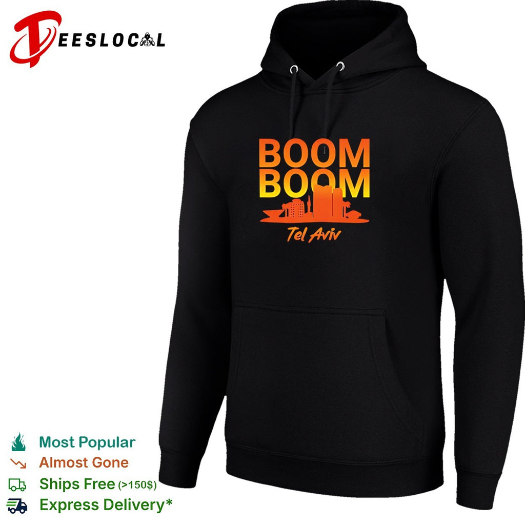 Boom Boom Tel Aviv Skyline Cityscape Urban Travel Tourist Souvenir Shirt