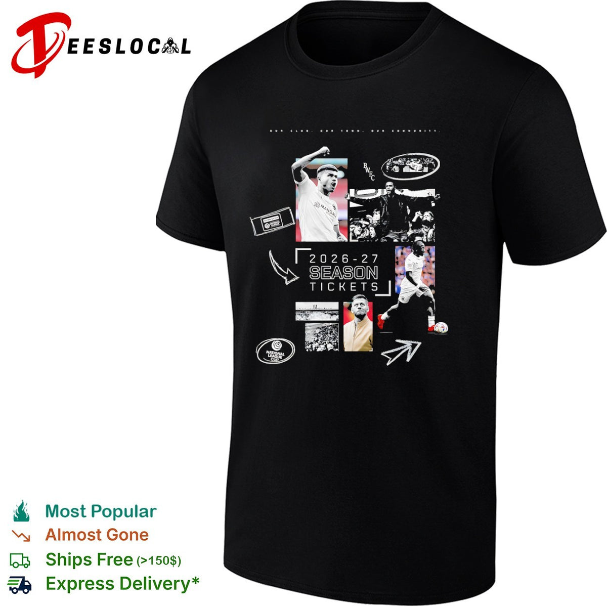 Boreham Wood FC 2026 27 Season Tickets National League Club Our Town Community shirt