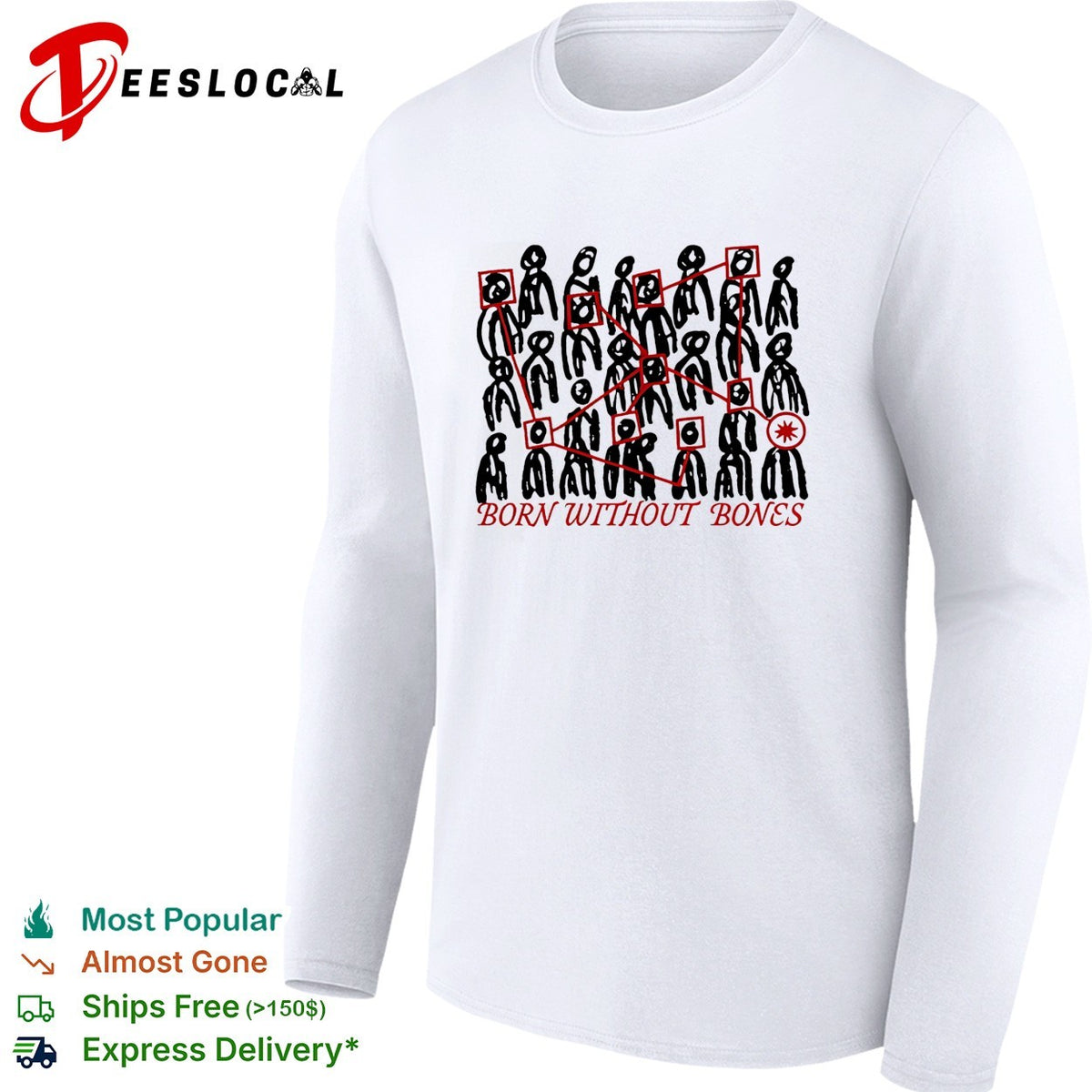 Born Without Bones Tour 2026 shirt