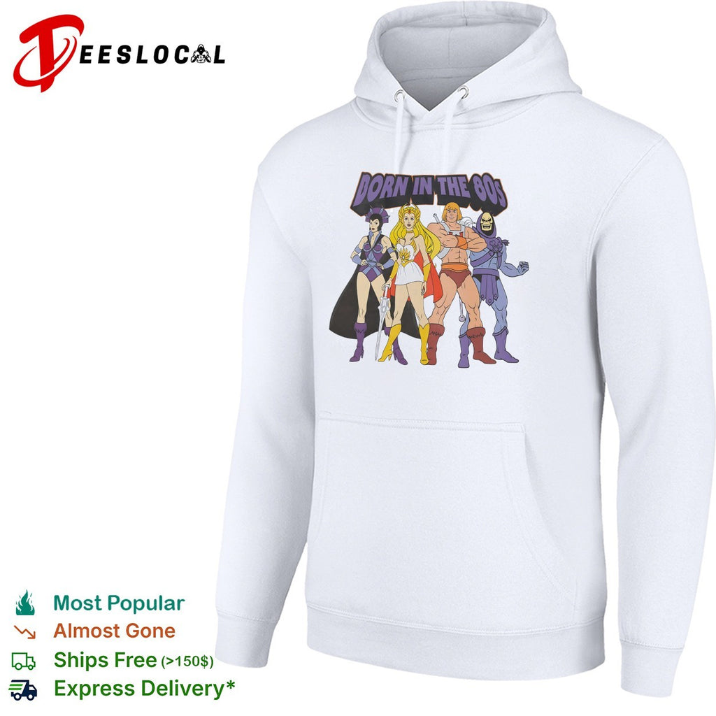 Born in the 80s Shadow Weaver She Ra He Man and Skeletor Masters of the Universe shirt