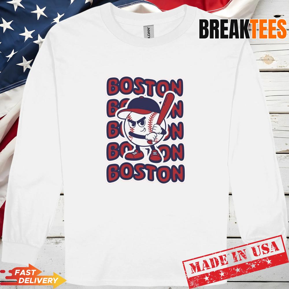 Boston Baseball Retro Mascot Shirt