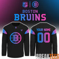 Boston Bruins Cyberpunk Warm Up 2026 Hockey Jersey