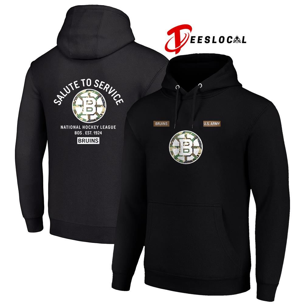 Boston Bruins salute to service military appreciation shirt