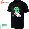 Boston Celtics us against the world earth globe space background shirt