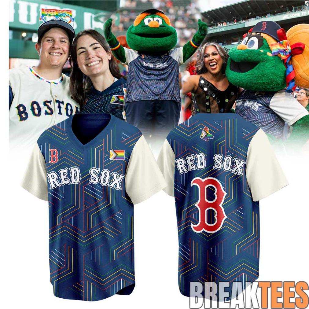 Boston Red Sox Happy Pride Night 2026 Baseball Jersey