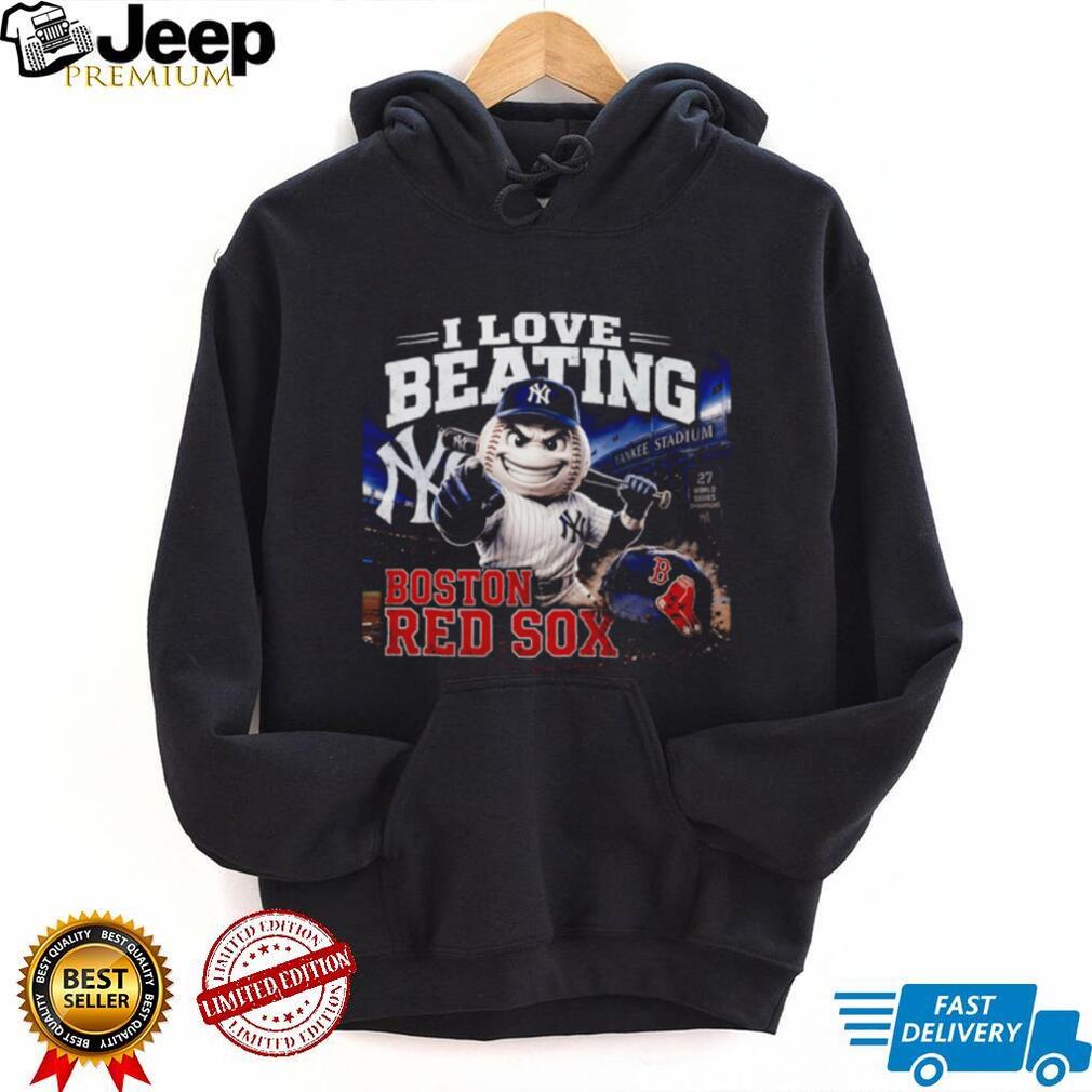Boston Red Sox I love Beating mascot shirt