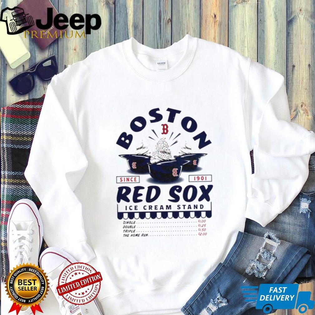 Boston Red Sox Ice Cream Stand Vintage Baseball Team T Shirt