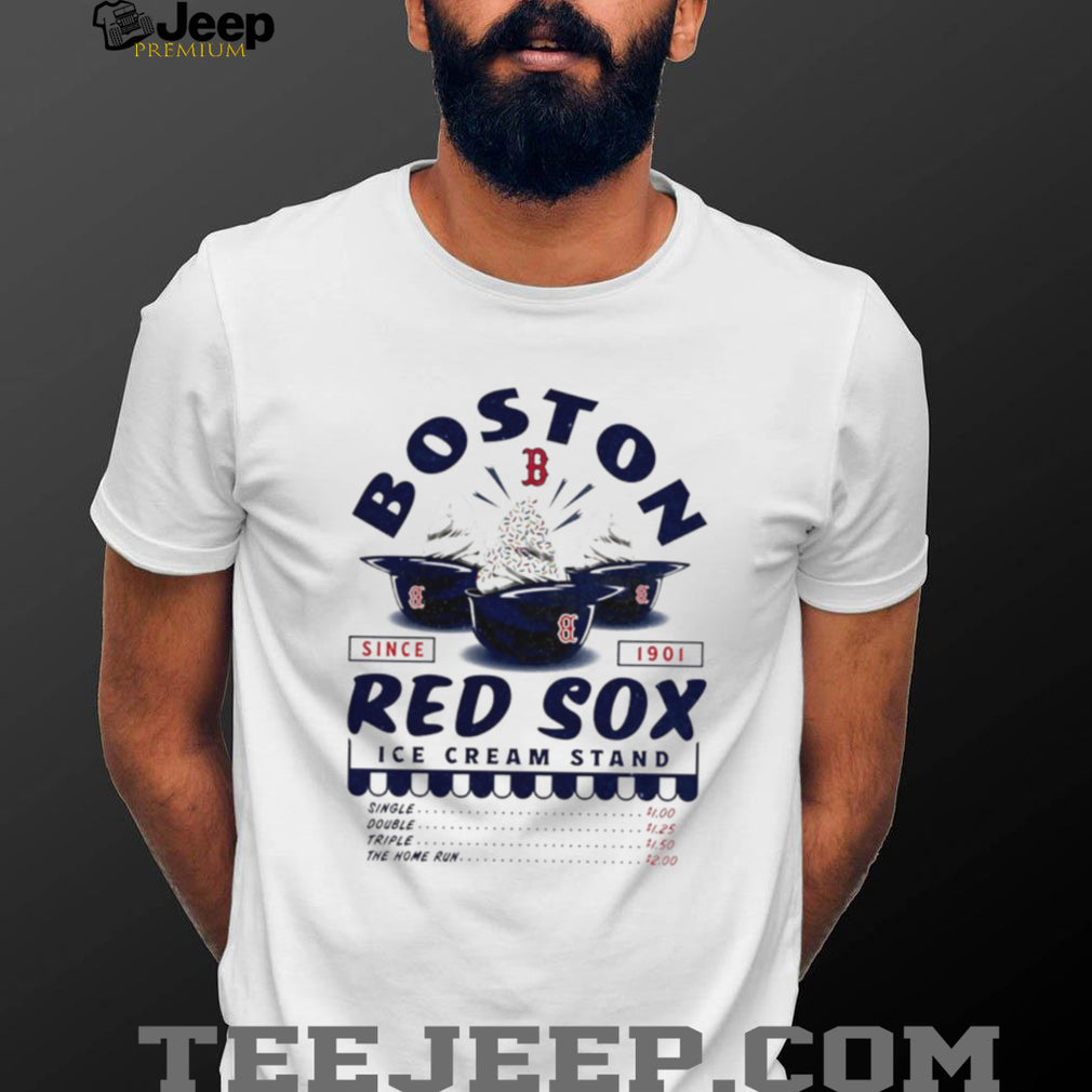 Boston Red Sox Ice Cream Stand Vintage Baseball Team T Shirt