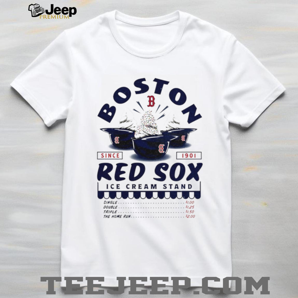 Boston Red Sox Ice Cream Stand Vintage Baseball Team T Shirt
