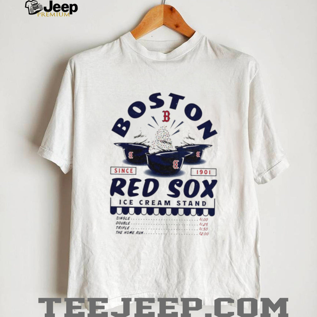 Boston Red Sox Ice Cream Stand Vintage Baseball Team T Shirt