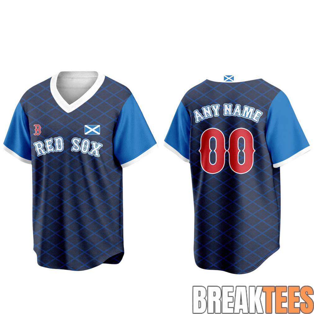 Boston Red Sox Scottish Celebration 2026 Custom Baseball Jersey