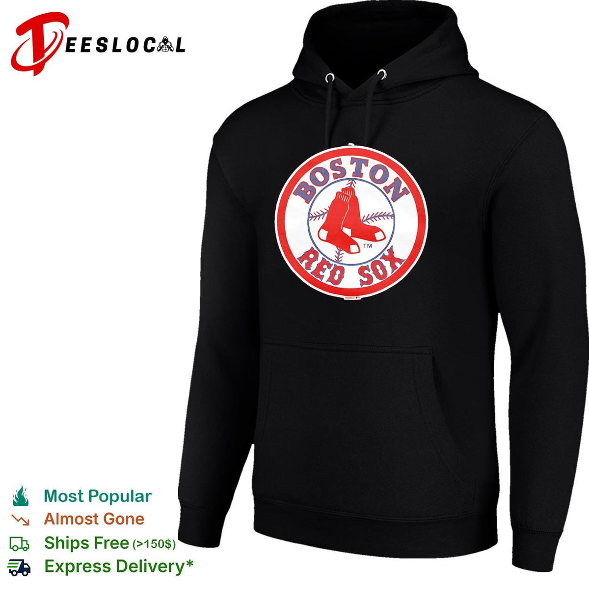 Boston Red Sox classic circle socks vintage baseball logo shirt