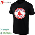 Boston Red Sox classic circle socks vintage baseball logo shirt