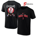 Boston Red Sox x Grateful Dead bear mascot shirt