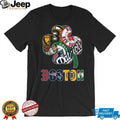 Boston Sports Shamrock Four Leaf Clover Teams Logo T Shirt