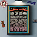 Bourbon And Beyond 2026 Festival Full Lineup In Louisville Kentucky At Kentucky Expo Center On September 24 25 26 27 2026 Poster Canvas