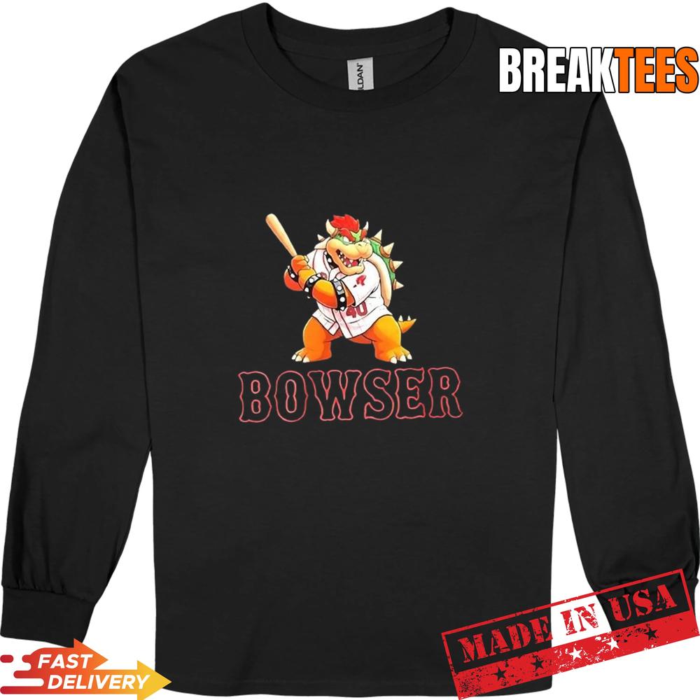 Bowser Caleb Durbin Boston Red Sox Baseball T-Shirt