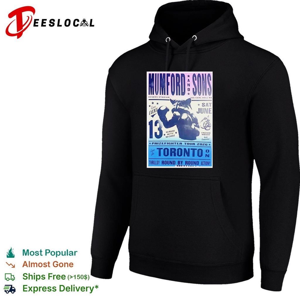 Boxing prizefighter match Toronto Rogers Stadium June 2026 concert framed poster art shirt