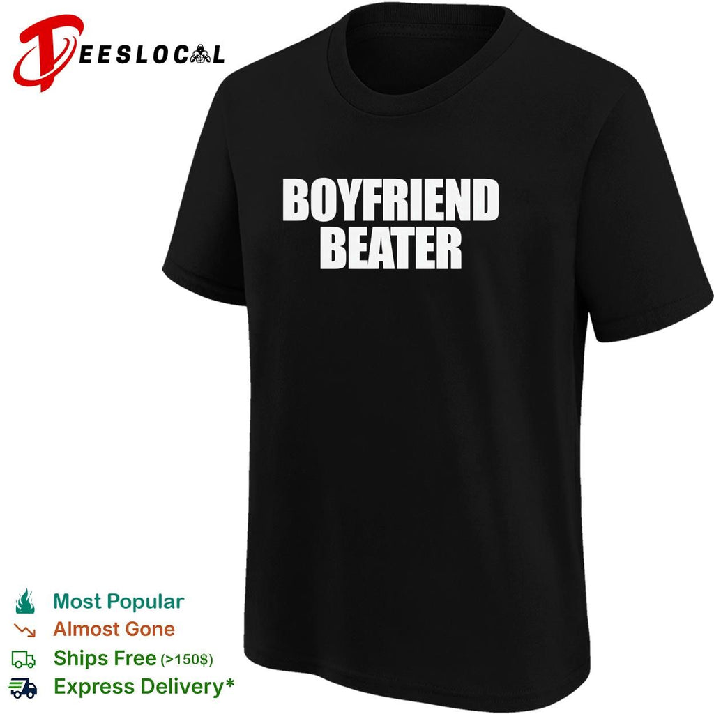 Boyfriend beater tank top sleeveless gym style funny shirt