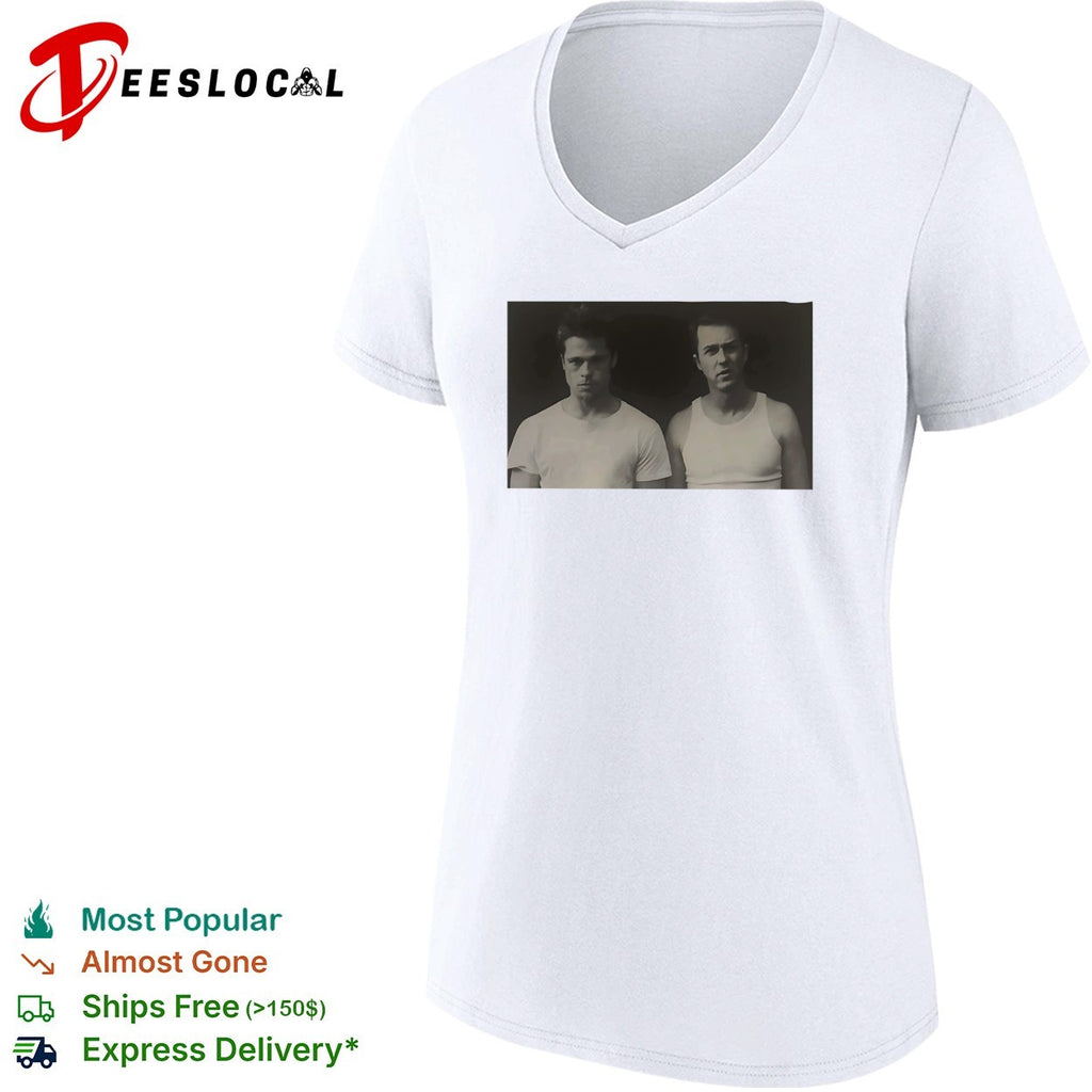 Brad Pitt Edward Norton Fight Club Tyler Durden and The Narrator Movie shirt