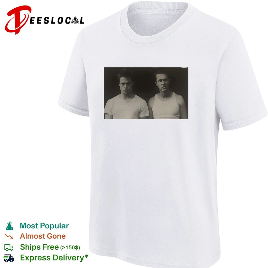 Brad Pitt Edward Norton Fight Club Tyler Durden and The Narrator Movie shirt