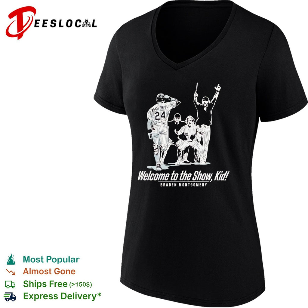 Braden Montgomery players welcome to the show kid shirt